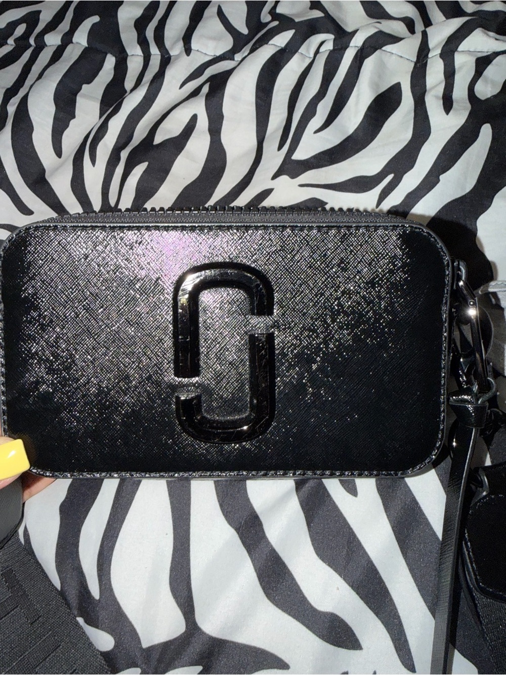 Marc Jacobs The Snapshot DTM Crossbody Bag - Black